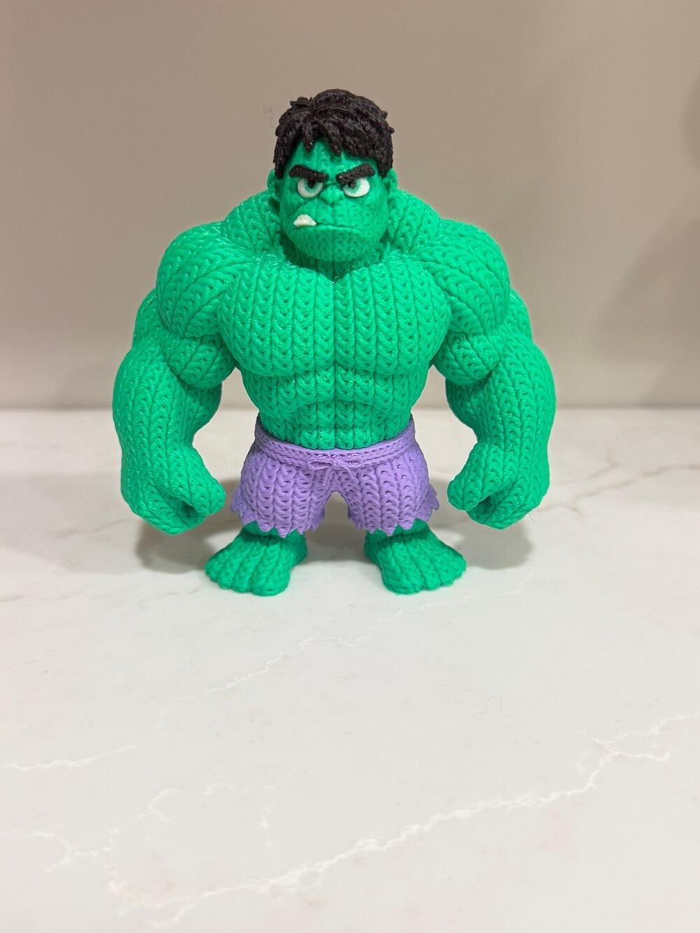 Hulk-Inspired 3D Printed Collectible Figure